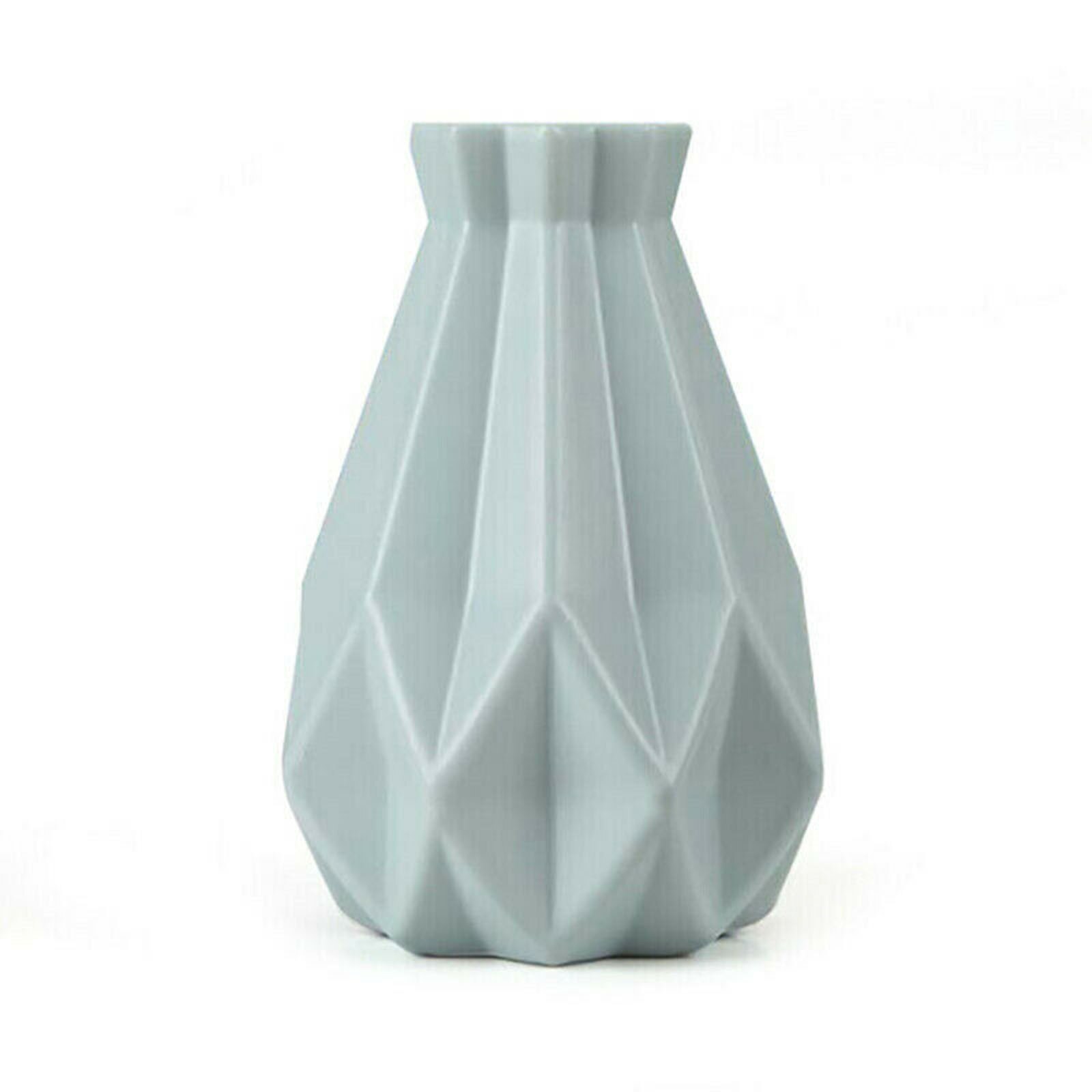Vases à fleurs en plastique, décoration de maison, Vases en céramique incassable, Arrangement d'imitation, panier de décoration moderne de mariage européen