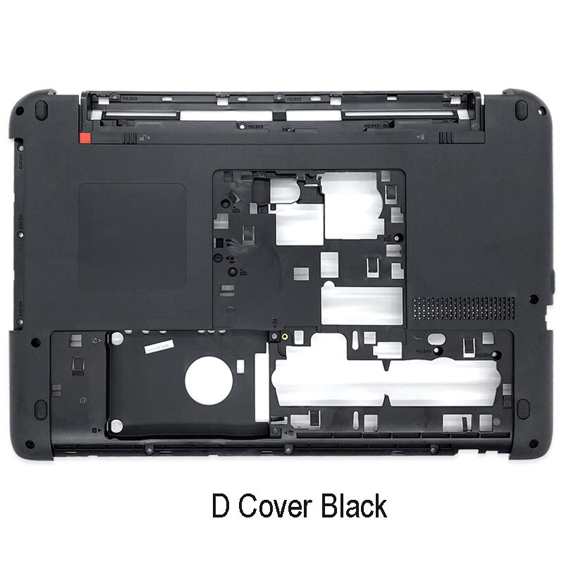 Laptop LCD Back Cover For HP Probook 450 G2 455 G2 Front Bezel Hinges Palmrest Bottom Case A B 768123-001 AP15A000100 Black: D Cover Black