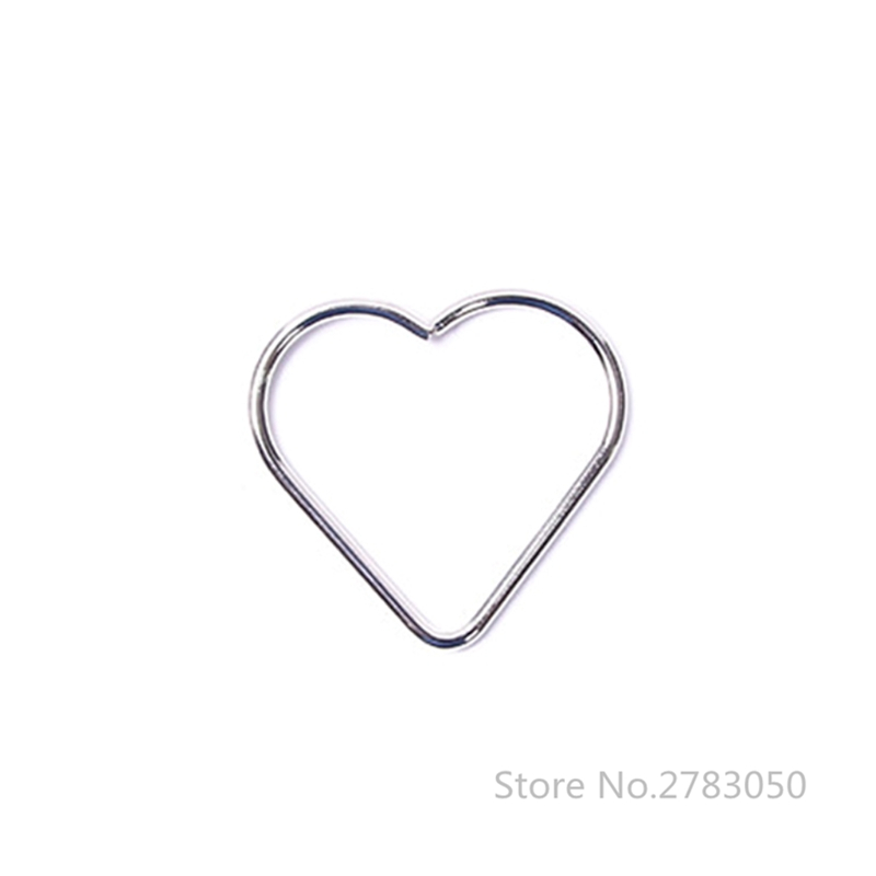 1Pc Love Heart Shape Dream Catcher Rings Metal Craft Hoops for Dreamcatchers Wreaths Macrame Project DIY Accessories 5-20cm: Silver 5cm