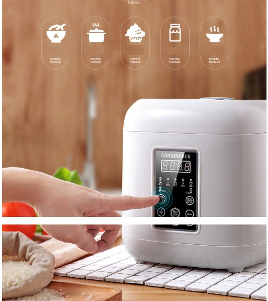 rice cooker smart rice steamer mini household egg Steamer rice cookwe 24 hour timer 1.8L Electrical Rice Cooker