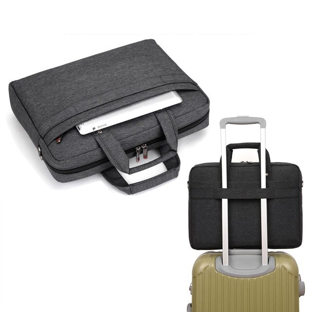 Laptop tas 15.6 inch schoudertas Handtas voor mannen vrouwen aktetas Informatie tas computer handtas Messenger Tassen waterdicht