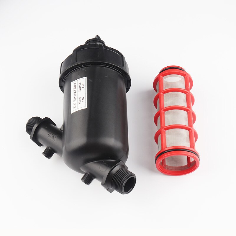 Farm-oriented Screen Filter Agricultural Irrigation 120 Mesh Micro Spray Filter with PVC PP Quick Connector 3/4 1 1.2 1.5 2"