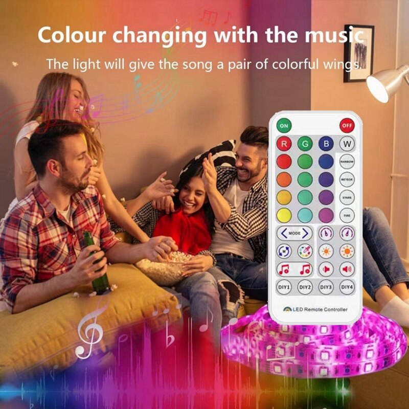 SP511E Wifi música Controlador LED para WS2812B WS2811 Pixel accesible RGB tira de LED de salida Dual Control de voz inteligente
