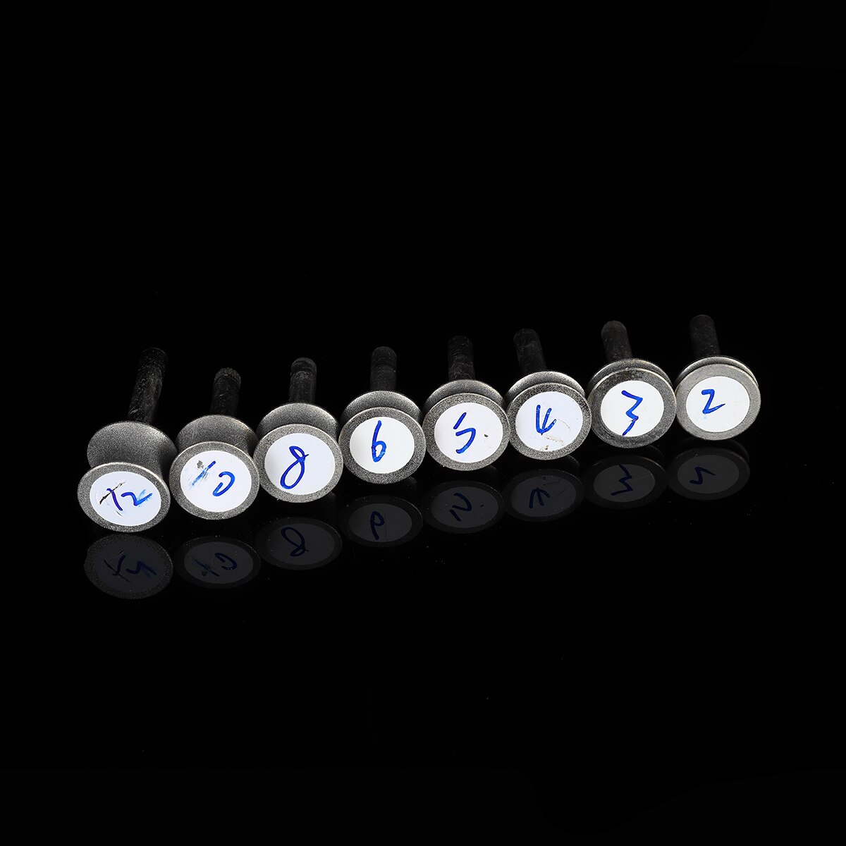 3-12Mm Diamant Slijpschijf Diamant Slijpschijf Slijpschijf Voor Glas Vliegtuig Rechte Rand Afschuining 6Mm schacht