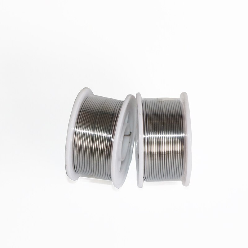 Hilo de soldadura de estaño y plomo fundente para soldar 100 Alambre de hierro para soldador, 1 unids/lote, diámetro de , 1mm, 1.8% g