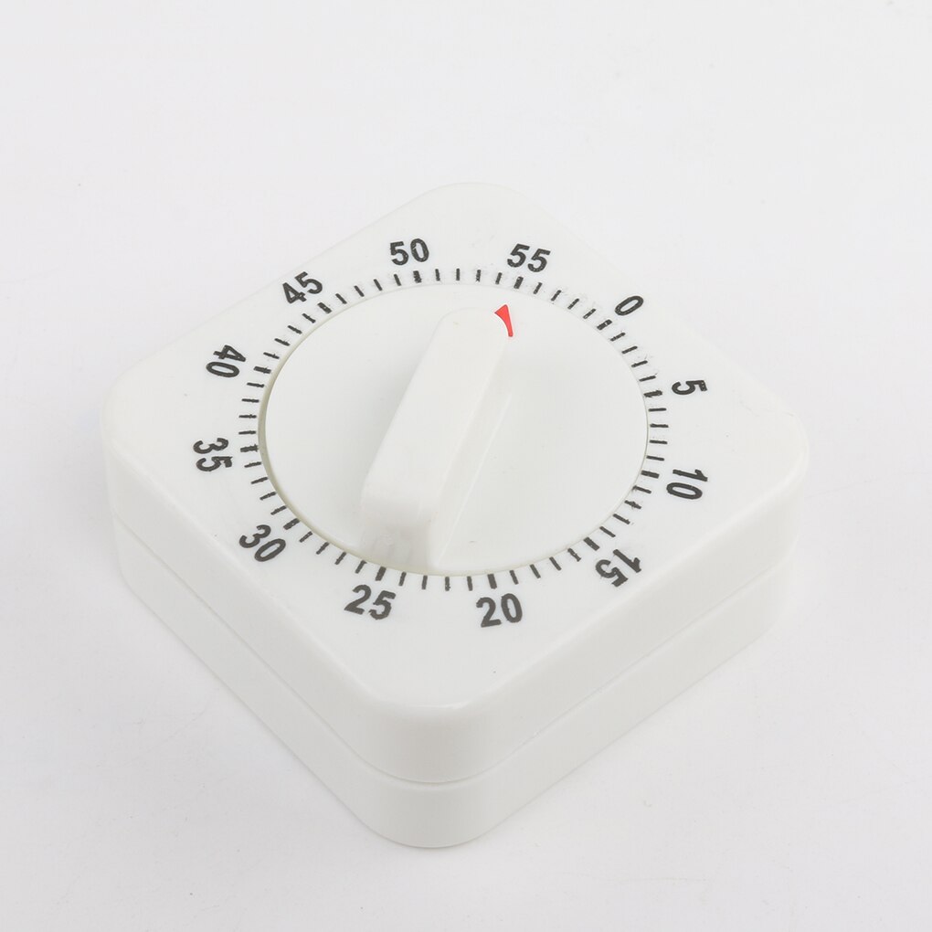 Kitchen Timer Novelty Square Shape 60 Minute Mechanical Timer Reminder Counting Count Down Alarm Reminder