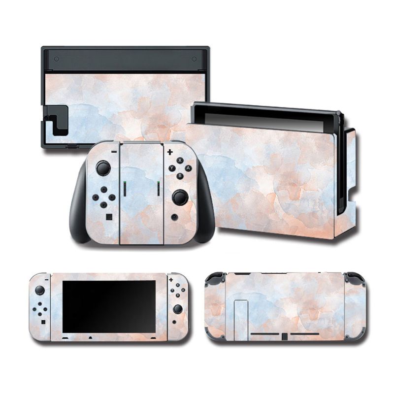 1Set Full Body Skin Kleurrijke Sticker Art Decals Voor Ns Switch Console Controller: Color H