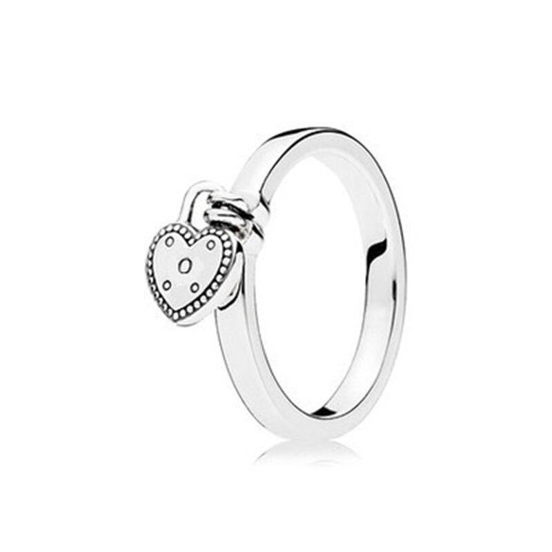 Original 925 кольцо Silver Pan Ring Valentine's Day Love Pendant Pan Ring For Women Wedding Party Jewelry