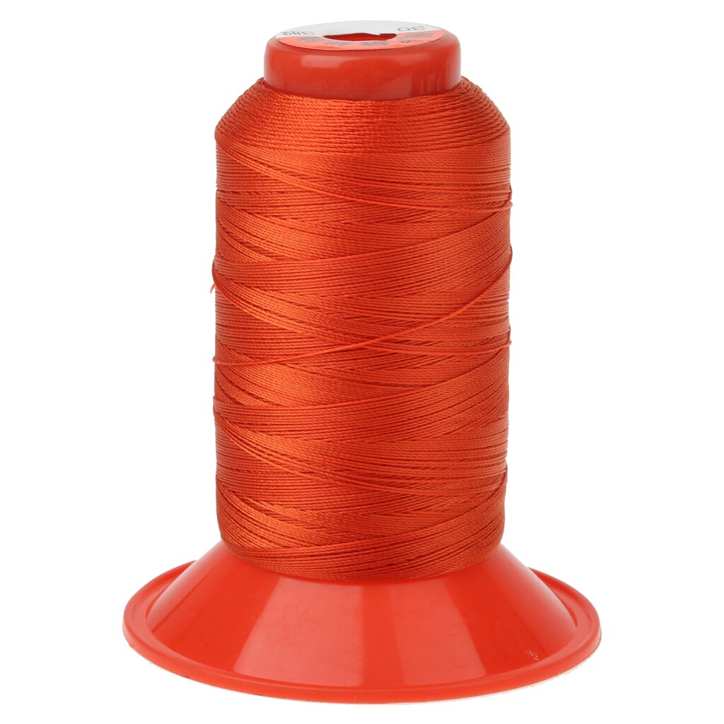 Extra Strong Upholstery Thread Bonded Nylon Sewing Spool 500 Meters Orange