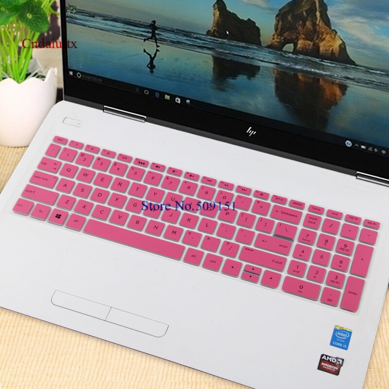 Dla HP Pavilion 15-dw serii 15-dw0008ne 15-dw0054 15-dw0035cl 15-dw0054nl dw0807nz 15 15.6 cal osłona na klawiaturę laptopa Protector: Pink