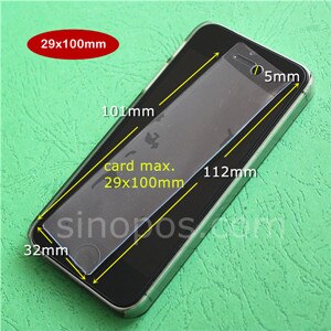 Small Clear Vinyl Pouches, hang tag envelope PVC sign holder ticket sleeves plastic bag price card label ID tab pocket protector: 29x100mm
