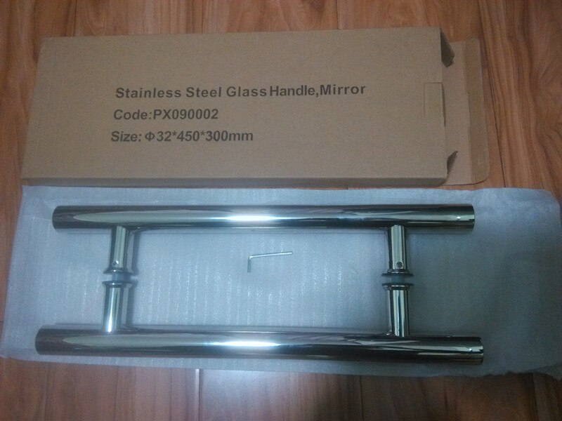 Diameter 32*450mm 18" SUS 304 Mirror Stainless Steel Door Handle Pull