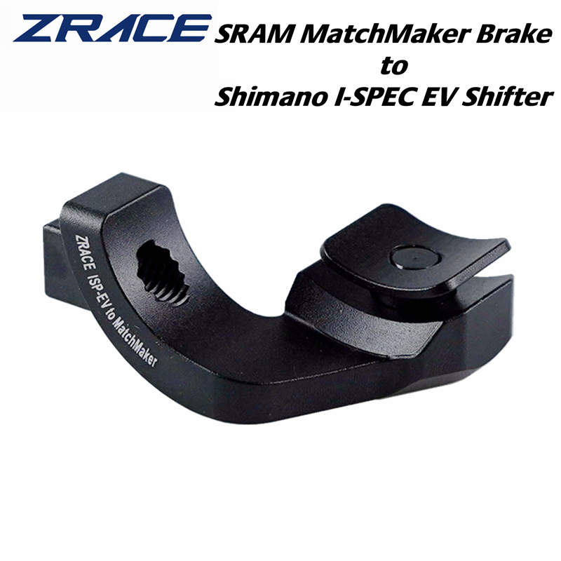 ZRACE ShiftMounts MatchMaker Brake a I-SPEC EV Shifter Adaptador, para montaje de palanca de cambios SRAM MatchMaker a freno Shimano I-SPEC EV