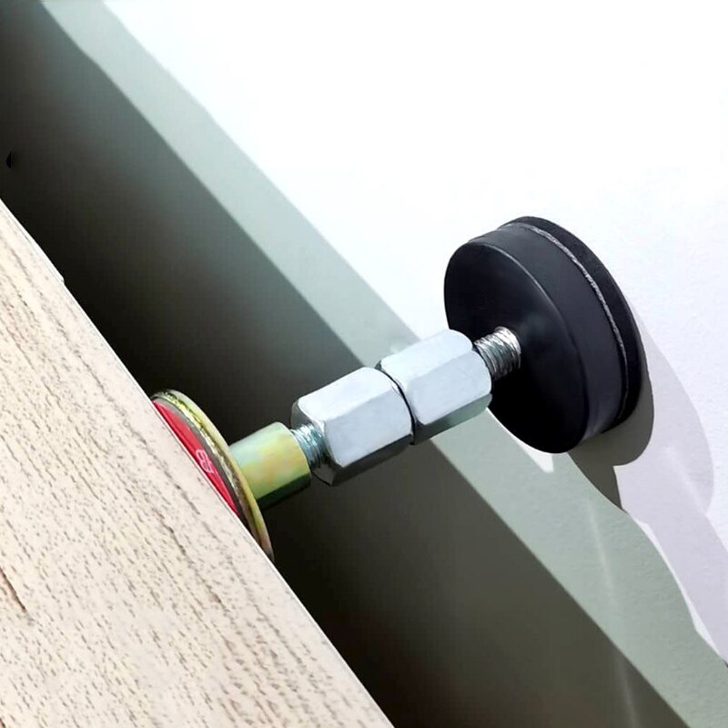 2pcs Adjustable Threaded Bed Frame Holder Anti-Shake Tool for Bed Telescopic Support for Room Wall Hardware LBShipping