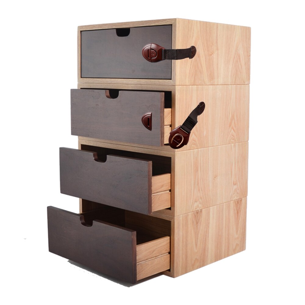 Lade Deur Kabinet Kast Veiligheid Sloten Kind Baby Security Proof 5 Stks/partij Baby Veiligheid Zorg Kind Veiligheid Singels Lock