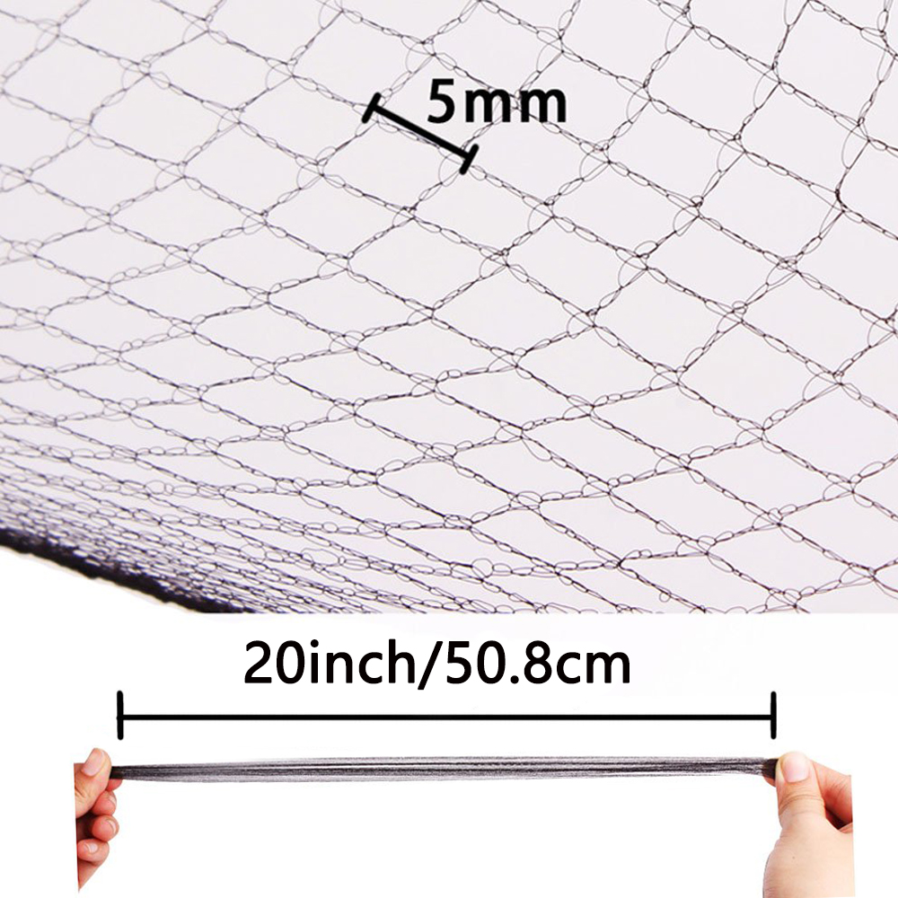 20Pcs Durable Nylon Hair Net For Bun Hair Hair style Tool Black Blonde Brown 5Mm Hair Net For Wigs Mesh Hair Styling Hairnets