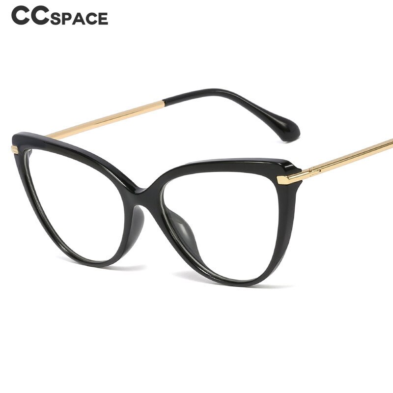 45963 Plastic Titanium Cat Eye Retro Brilmonturen Mannen Vrouwen Optische Mode Computer Bril