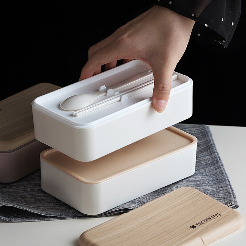Bento Box Japanese Lunch Box, Bento Lunch Box Containers for Kids and Adults
