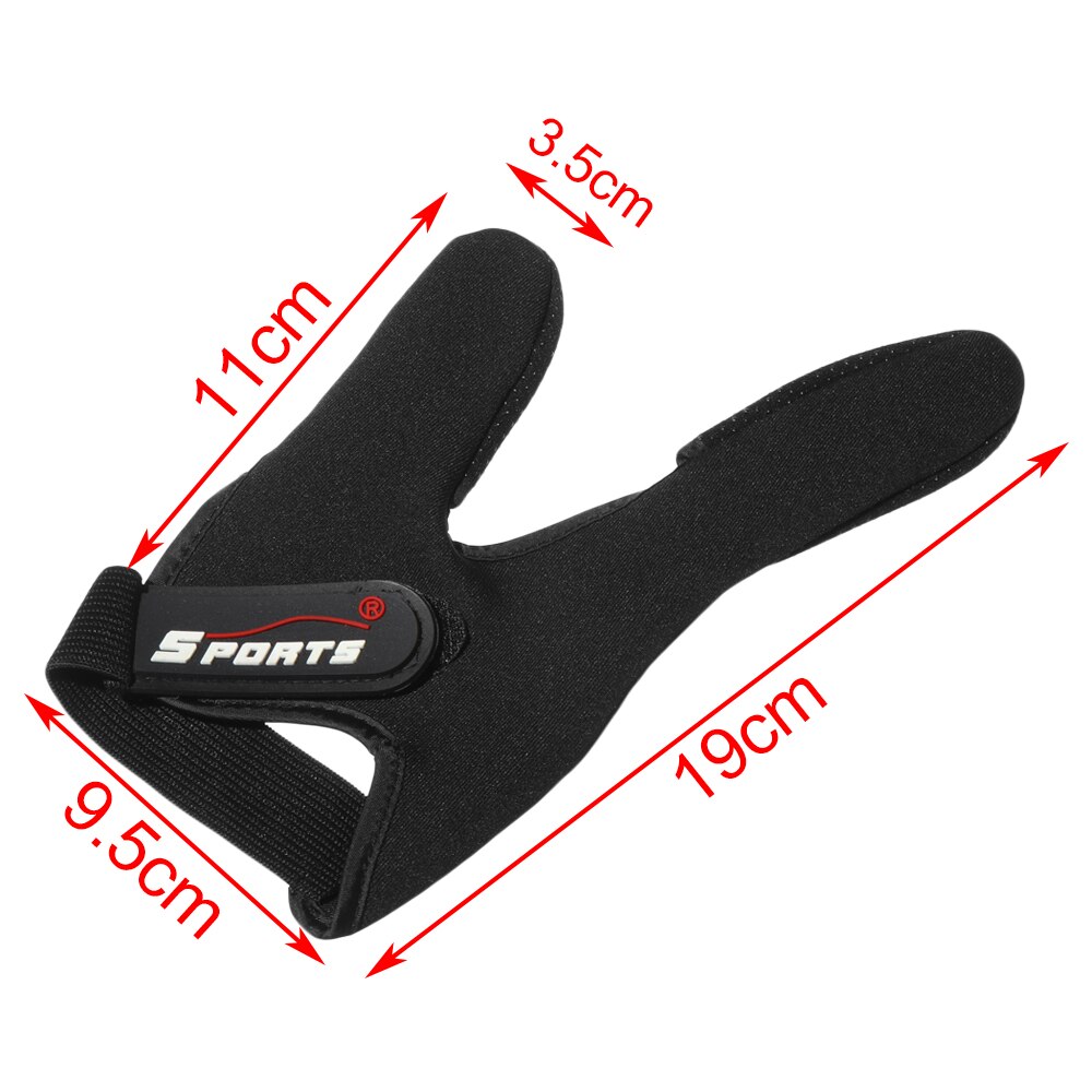 1Pc Non-Slip Single Finger Protector Fishing Gloves Fishermen One Finger Casting Glove Blue/Red/Black Fishing Accessories