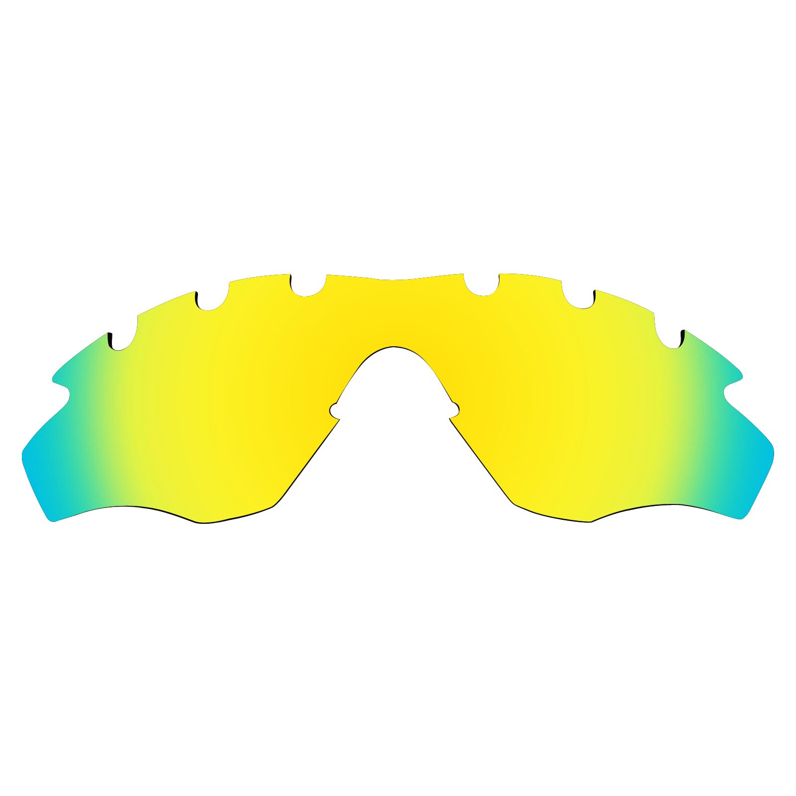 Alphax Polarisierte Ersatz Linsen für-Oakley M2 Rahmen Lüftete OO9212 Sonnenbrille Rahmen Mehrere Entscheidungen: 24k gold