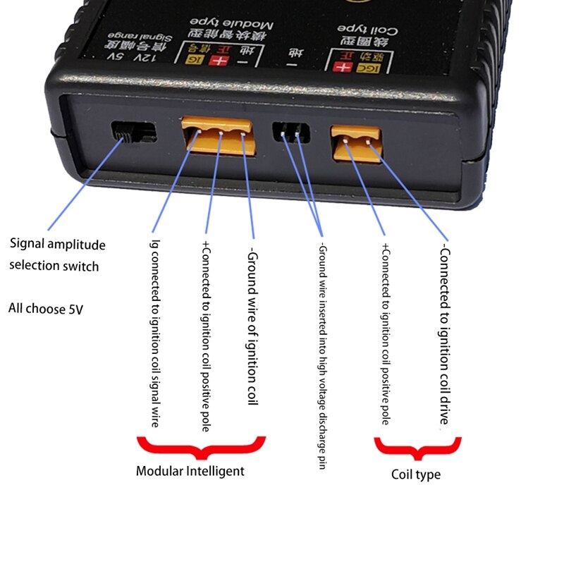 Probador de bobina de encendido IG80 para automóvil, Gas, aceite, gasolina, vehículo, Gas Natural, 24V, 12V