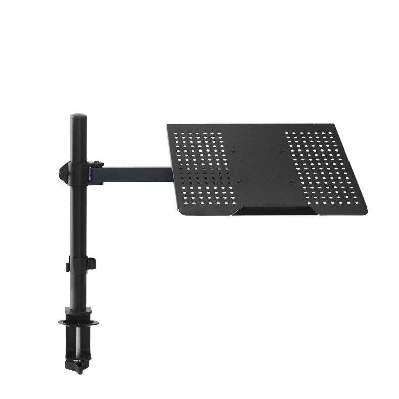Noteboo-soporte giratorio Universal para ordenador portátil, bandeja de escritorio para monitor de 12-17 pulgadas, Altura ajustable de 400MM, DL-M051LP: clamp base