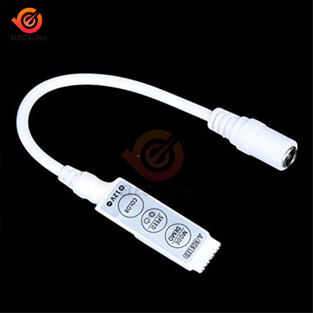 Led strip touch dimmer rgb lysstyrkekontrol led dimmer switch 3 taster dimmer 12v justering af lyskontakt 3528 5050 5630