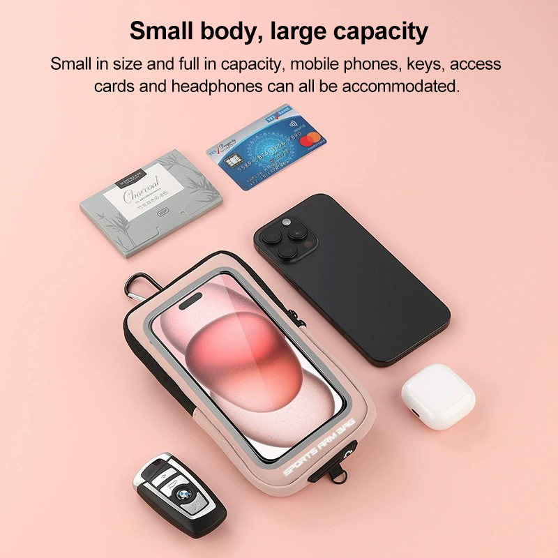 Bracciale sul telefono Borsa per cellulare Braccialetti da polso Borse Mp3 mp4 Porta cellulare sportivo Accessori per telefoni cellulari Donna sport