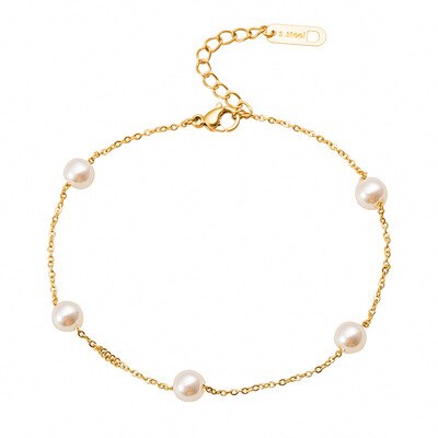 Goud Zilver Kleur mode Enkelbandje Armband op De B... - Vicedeal Goud Zilver Kleur mode Enkelbandje Armband op De B... - Vicedeal