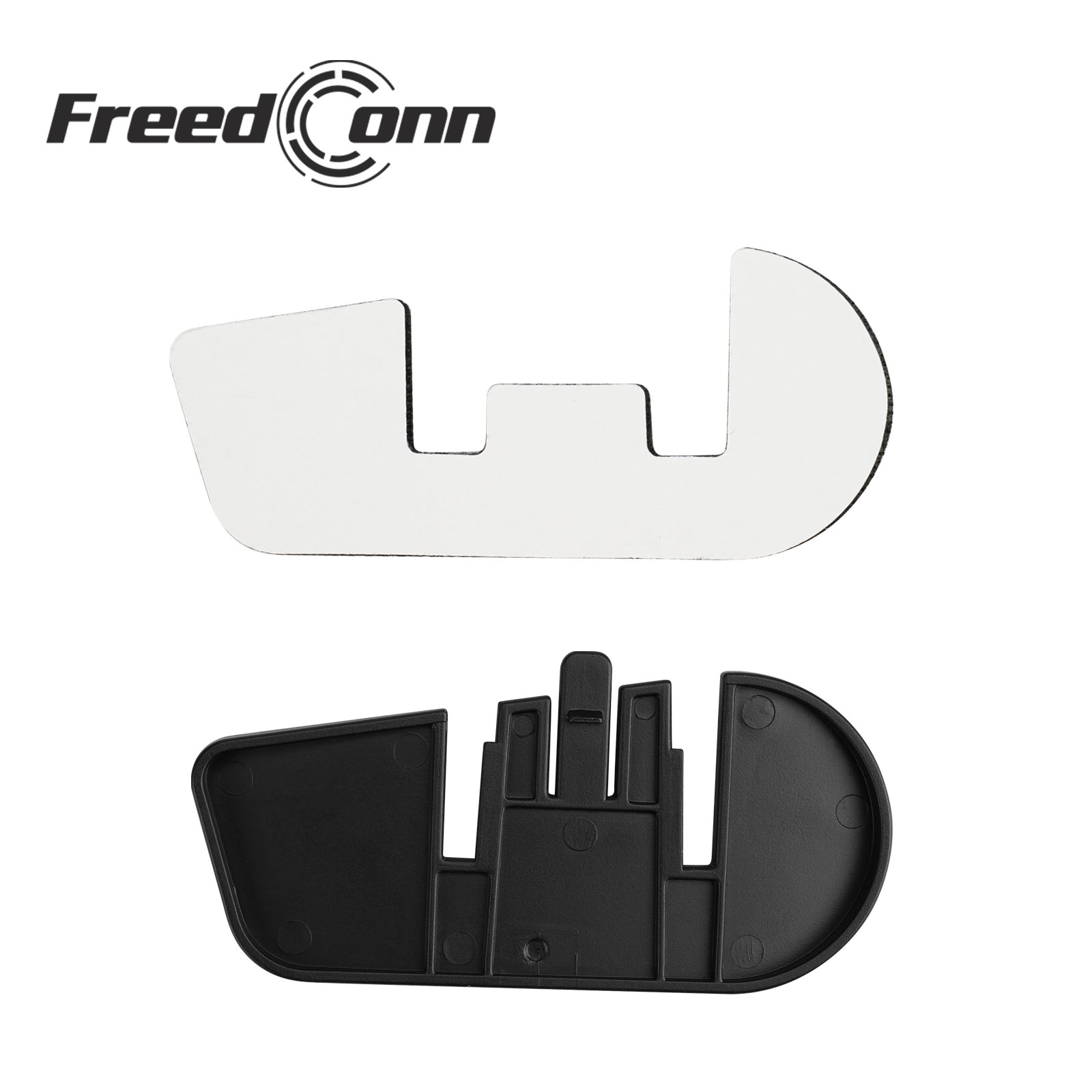 Freedconn Ky Pro Bluetooth Helm Headset Intercom Clip Mount Lijmbasis Eenvoudige Installatie: Rood