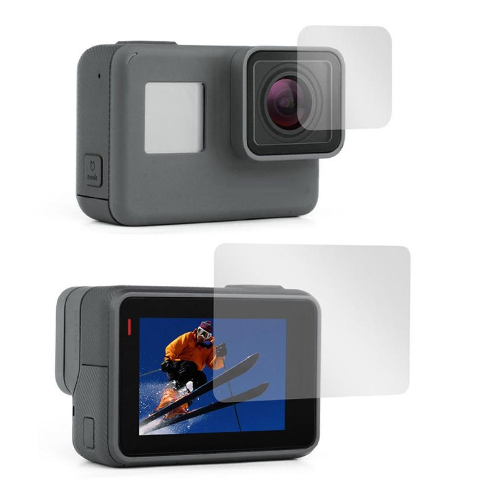 Gehard Glas Protector Cover Case Voor GoPro Go pro 5/6/7 Zwart Camera Lens Lcd-scherm Bescherming film