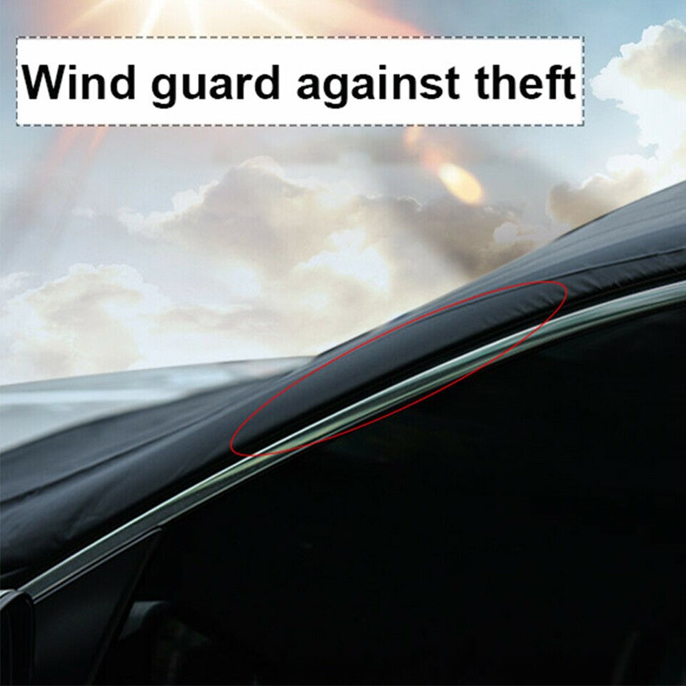 6 magneten regen zonnescherm stofdicht exterieur ijs universele auto voorruit beschermer opvouwbare beschermer vorst sneeuwhoes magnetisch