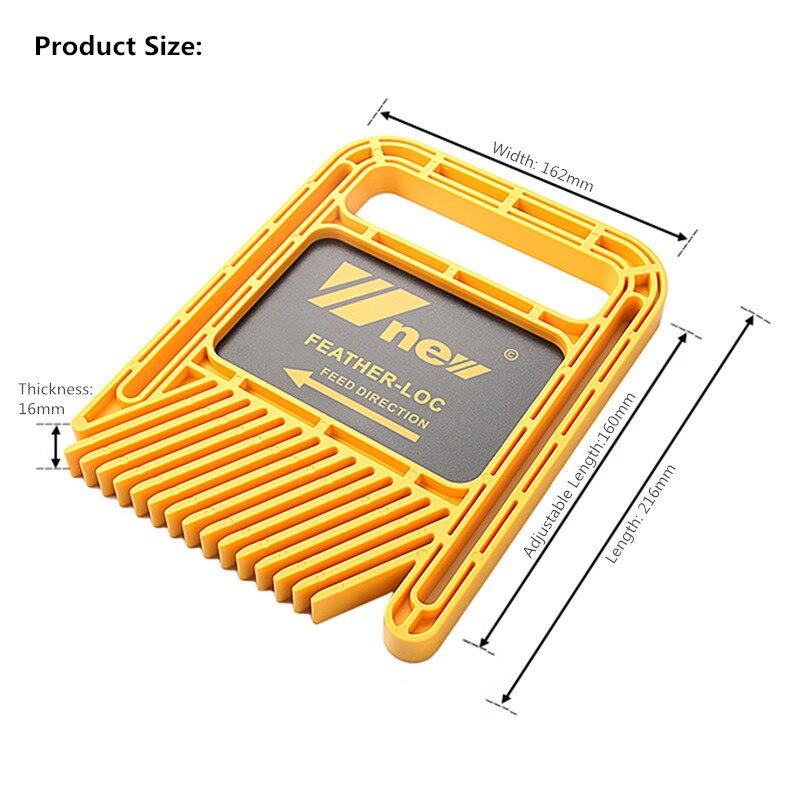 2PCS/Set Long Feather Loc Board Featherboards Engraving Machine Band Router Table Saw Miter Gauge Slot DIY Woodworking Tools Kit