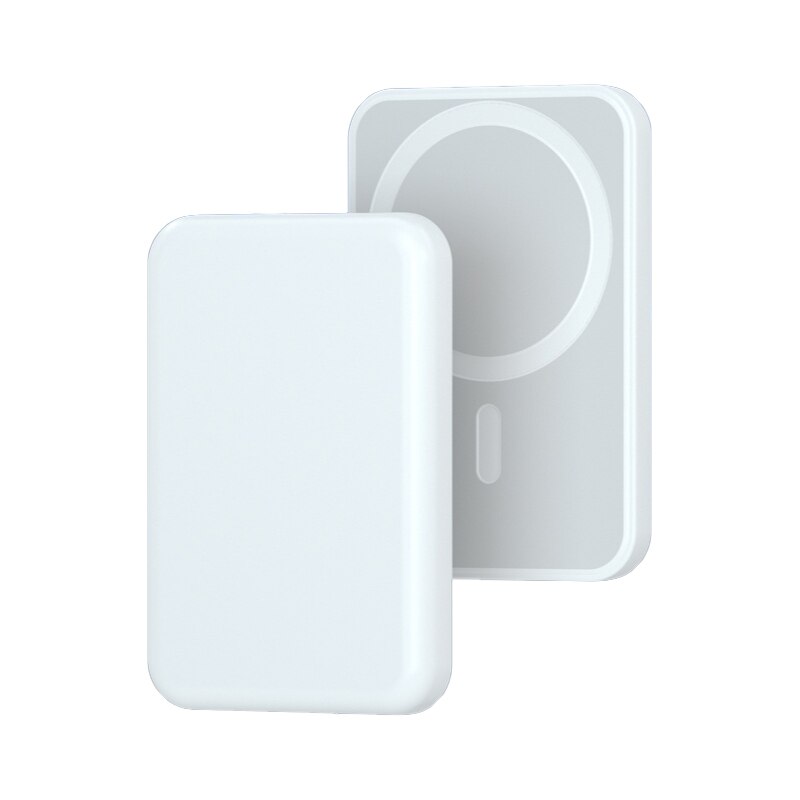1:1 originale tragbare magnetische kabellose powerbanks mit 5000 mah schnellladefunktion für mobiltelefone, externer akku für iphone 12 und 13 pro max: 5000 mah, kein logo