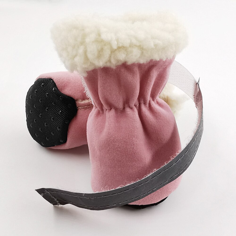 4 pièces imperméable hiver chien bottes chaussettes chien chaussures anti-dérapant chiot chat pluie neige chaussons chaussures pour petits chiens Chihuahua