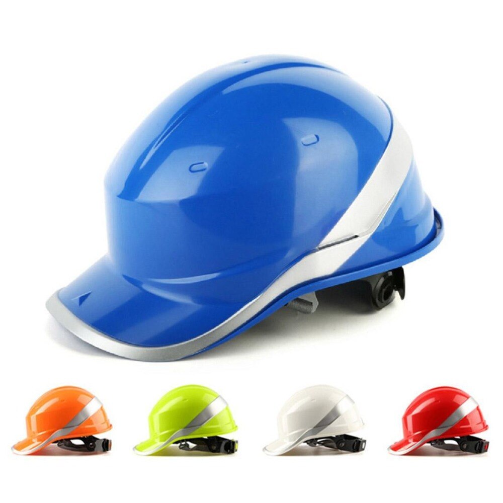 Outdoor Safety Helmet Hard Hat Work Cap Insulation Material With Phosphor Stripe Construction Site Insulating Protect Helmets