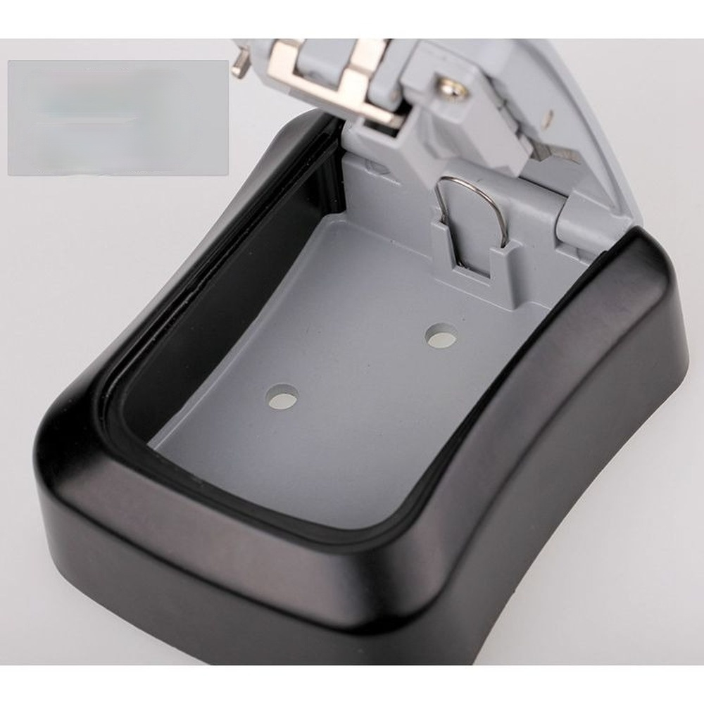 Wall Mount Key Storage Secret Box Keychain Holder Organizer 4 Digit Combination Password Security Code Lock No Key Home Safe