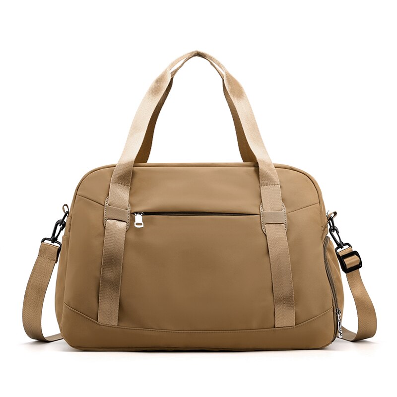 Brand Women Nylon Handbags Shoulder bags Messenger Bags Ladies Vintage Tote Crossbody Bag Female Large space bags: Khaki