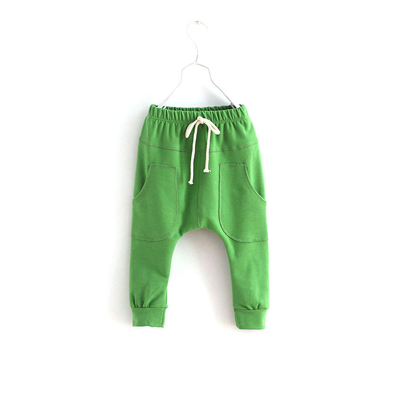 Sarouel enfant pantalon enfant enfant bébé garçon vêtements: Vert / 6