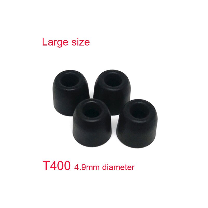 2Pair Memory Foam Ear Tips T500 (L M S) 4.9mm Caliber Ear Pads/Cap Sponge Eartips For In-ear Headphones Tips Headset Accessories: Khaki
