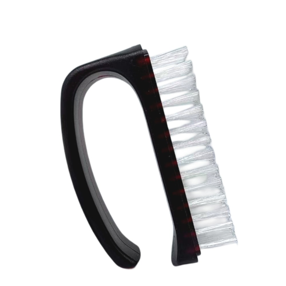 Cepillo para el cuidado de las uñas, cepillo multifunción para el polvo, herramientas para uñas de Color sólido, cepillo de limpieza, mantenimiento de uñas