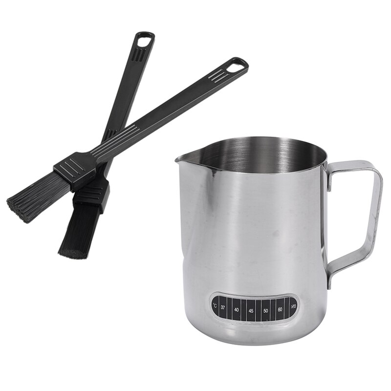 Milchthermometer Edelstahl – Für Kaffee & Milchschaum, -10 Bis 110°C, Mit Clip – Perfekt Für Latte Art, 7,6 Zoll Lang, 1,18 Zoll Display, Einfach Abzulesen