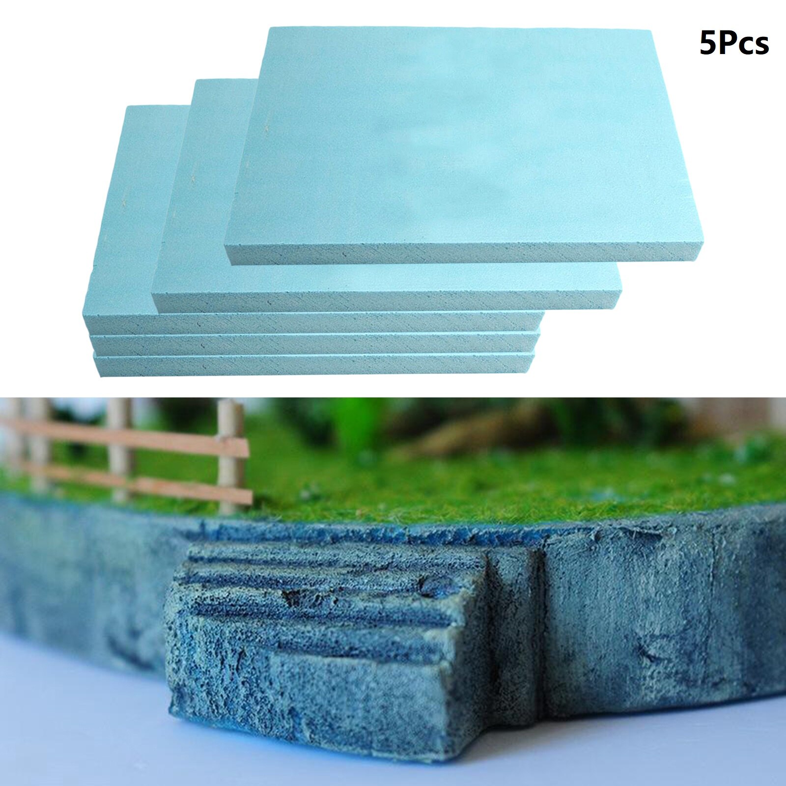 295x395x20mm Craft Foam Sheets Polystyrene Styrofoam Blocks for Modeling DIY