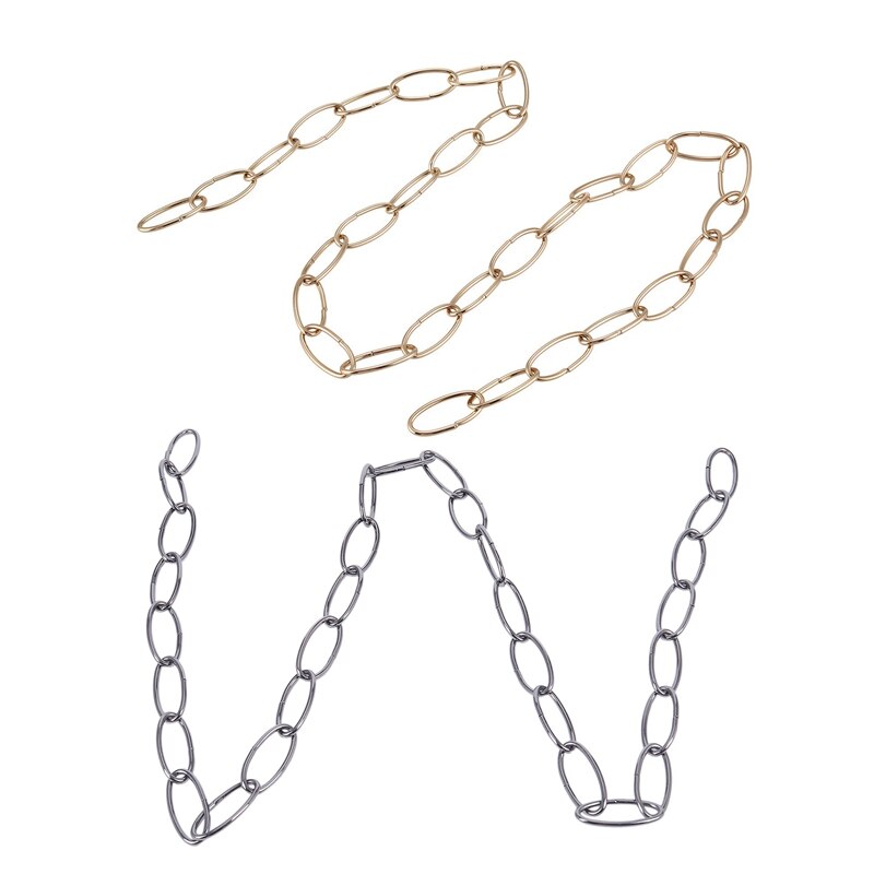 Chaîne robuste pour lustre Vintage, 2x1M, noir perle et or français