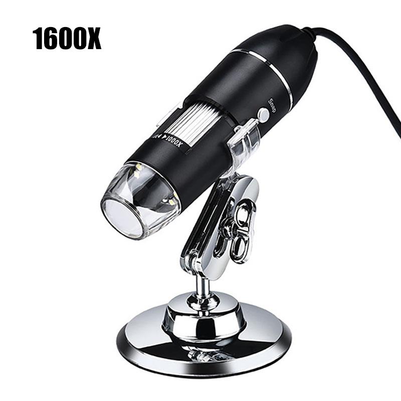 1600X Digital Microscope For Soldering LED Magnifier Zoom Camera Handheld USB Microscope For Mobile Phone Repair MAC Android PC: B 1600x