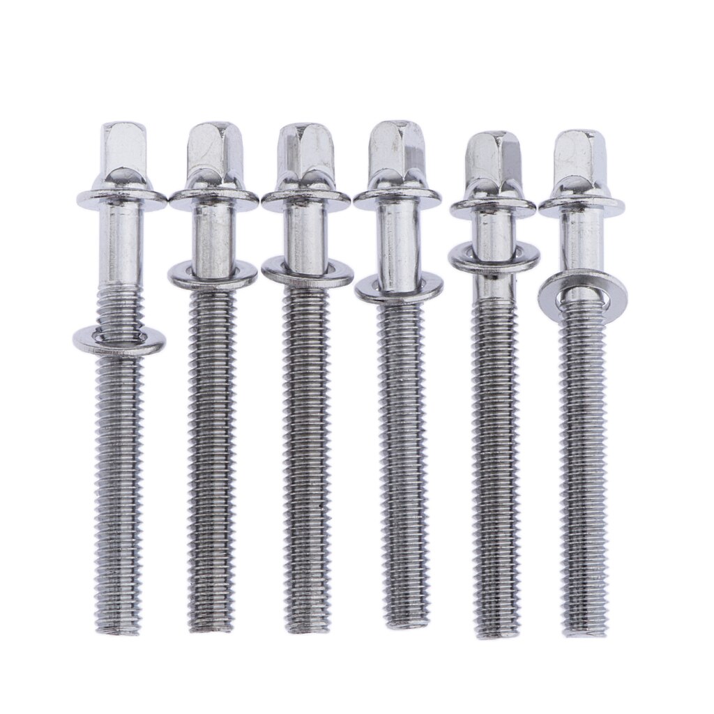 6 Pieces Drum Bolts, Clamping Bolts, Braces, Drum Spare Parts for Drum Repair