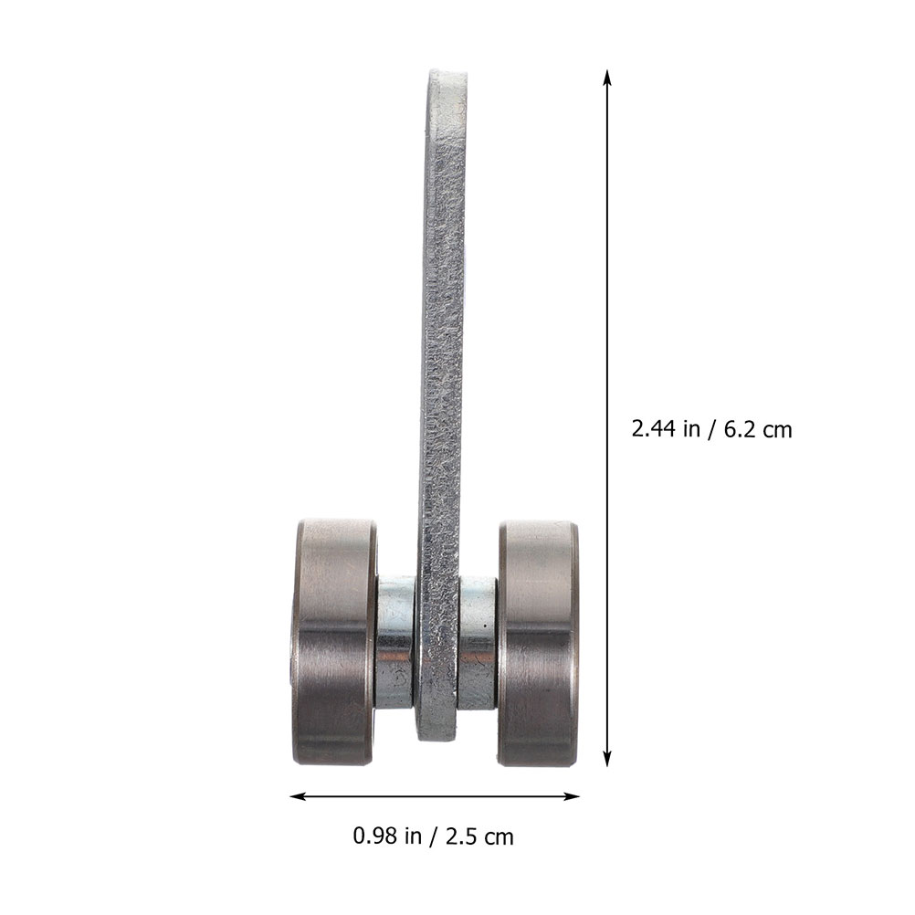Two Wheels Trolley Assembly Sliding Door Hanging Wheel Heavy Duty Pulley Hardware Strut Channel Roller Unistrut Window