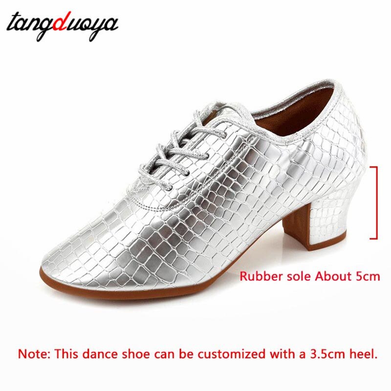 Dansschoenen Goud Latin Dansschoenen Tango Moderne Dans Schoenen Ballroom Salsa Dansschoenen Dames Schoenen Zapatos Baile Latino