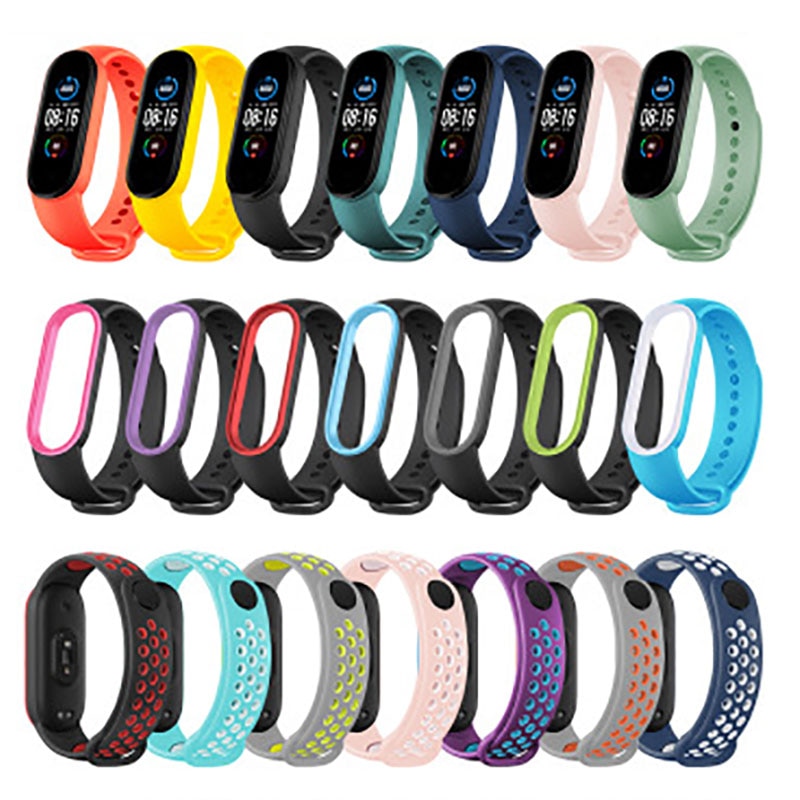 För  m5- band smart armband stegräknare utbyte armband klockarmband klockarmband för mi band 5 smart armband fitness rem