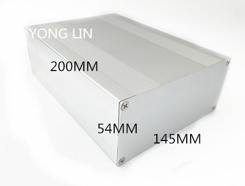 1 stks switch box 145*54-200mm aluminium behuizing/aluminium box behuizing/aluminium behuizing extrusie doos